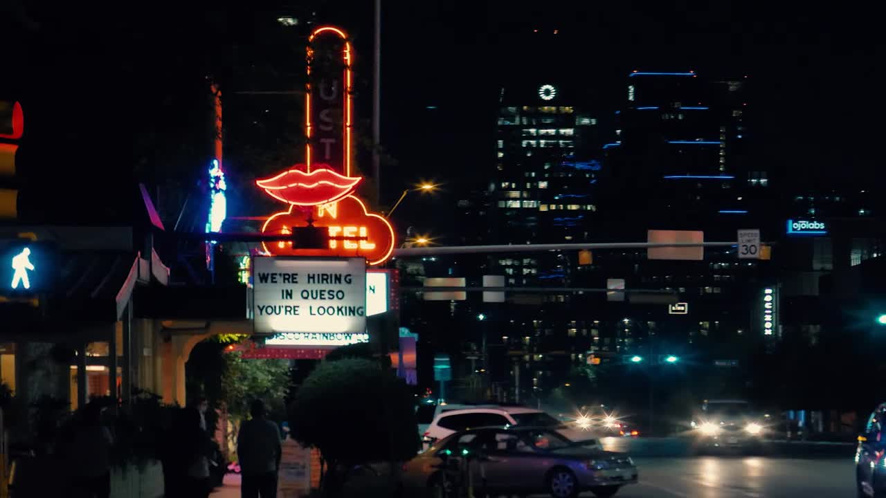 Free Video Stock Streets Of A Big City At Night Live Wallpaper - Free Download