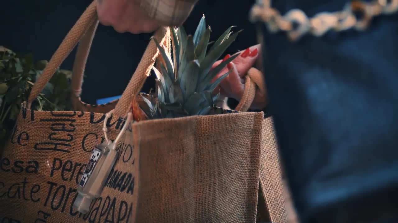 Free Stock Video Woman Picking Up Groceries After Shopping Live Wallpaper - Free Download