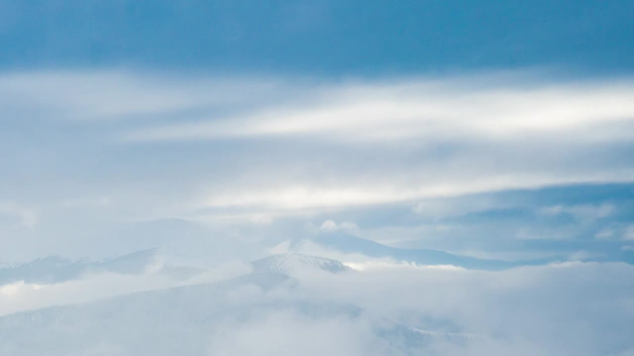 Stock Video Fog Covering A Snowy Landscape Live Wallpaper For PC - Free Download