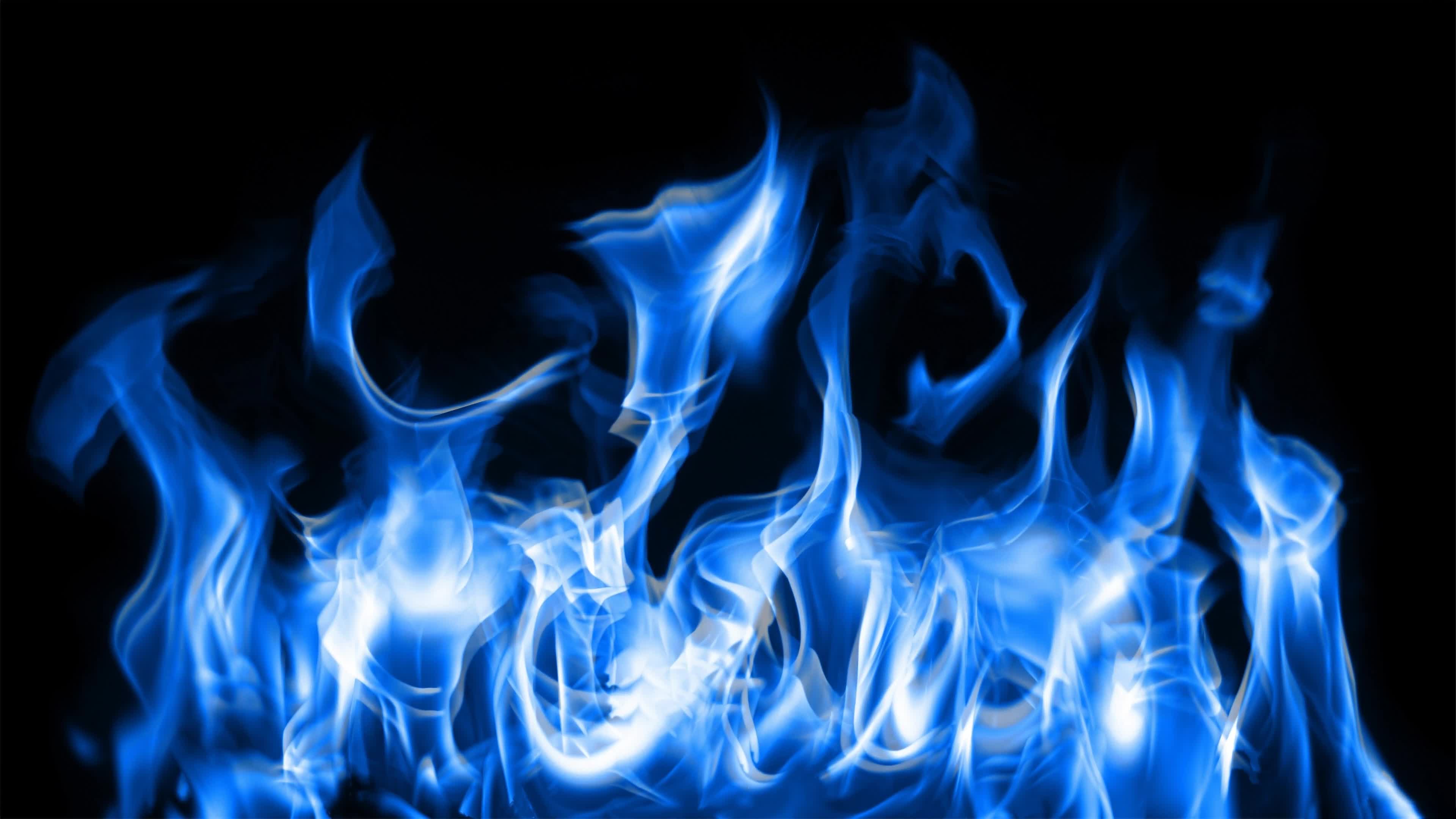 Blue  Fire  Abstract  Flame  4K  Live  Wallpaper - Free Download