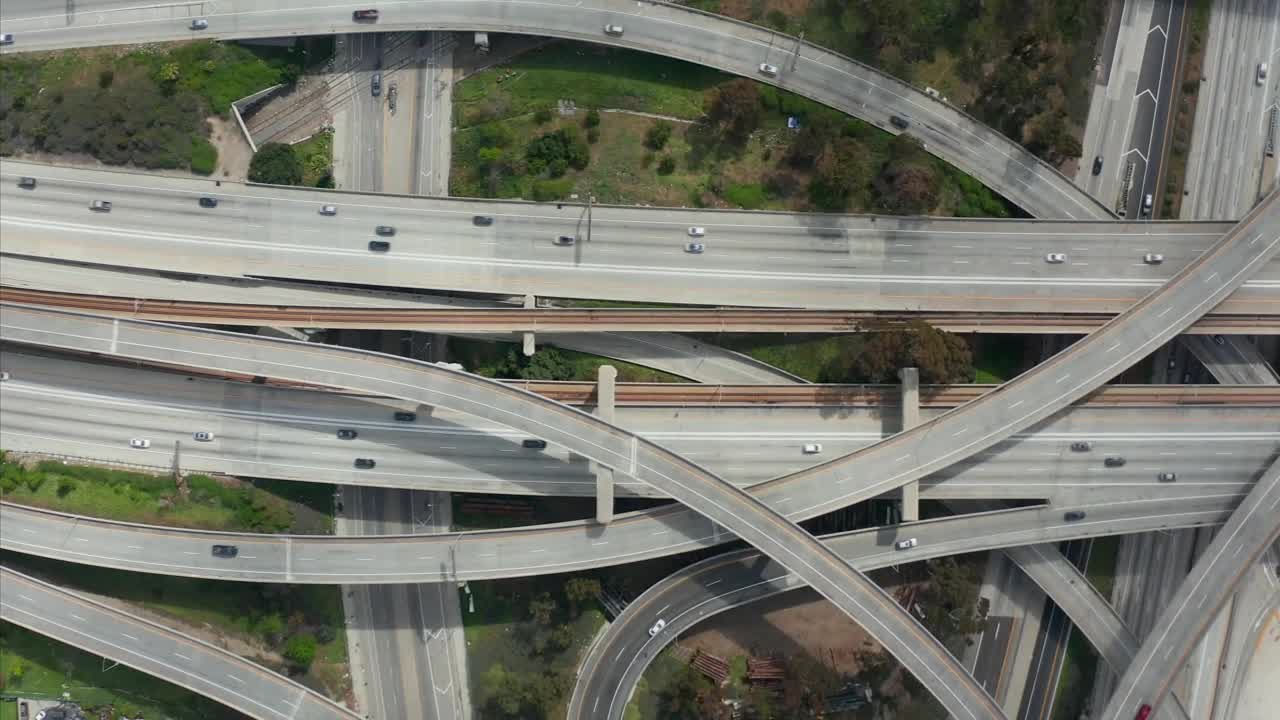 Stock Video Detailed Aerial Shot Of The Judge Pregerson Highway Live Wallpaper For PC - Free Download