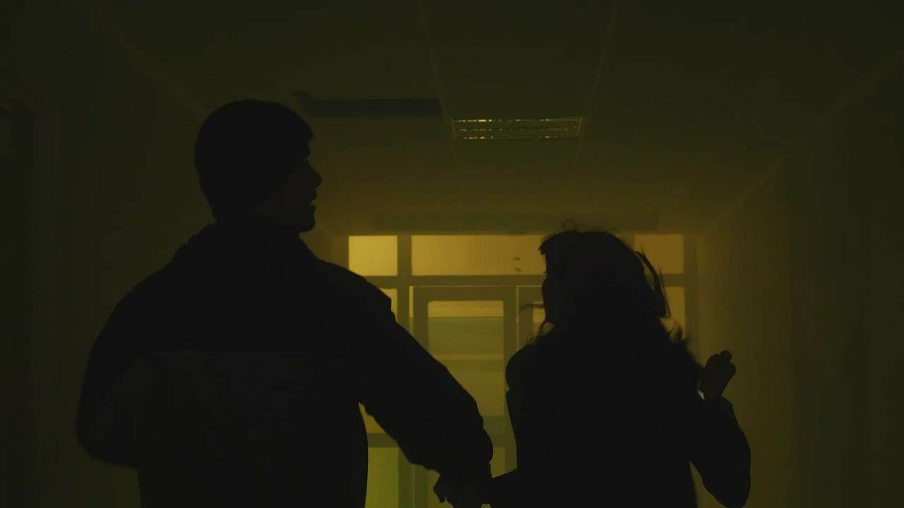 Free Stock Video Running Scared Down A Hospital Hall At Night Live Wallpaper - Free Download