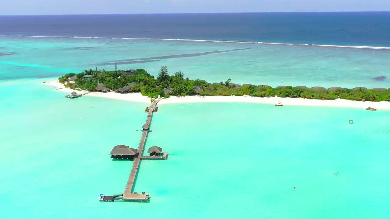 Stock Video Paradise Sea With A Tourist Island Live Wallpaper - Free Download