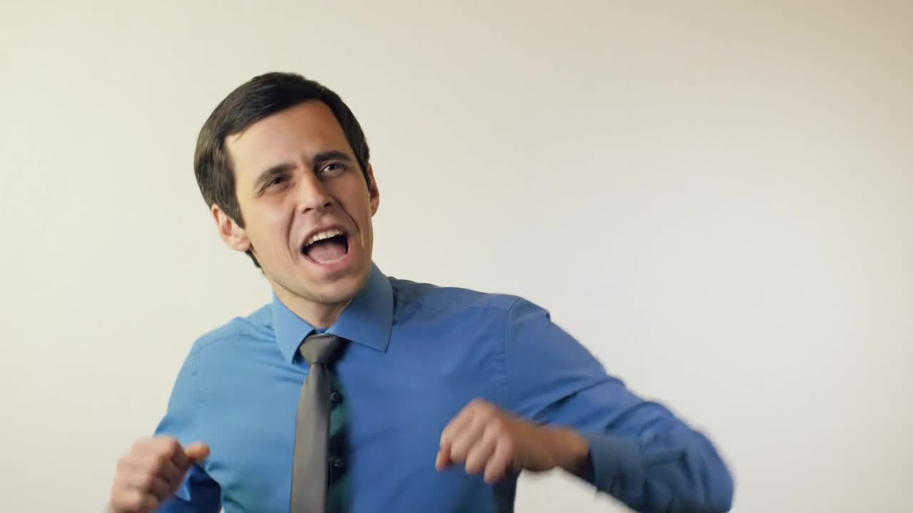 Stock Video Excited Businessman Dancing Live Wallpaper For PC - Free Download