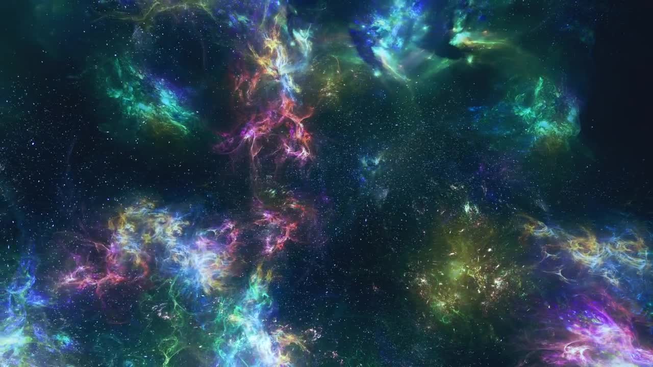 Free Video Stock Strange Fluorescent Textures Of Nebulae In Space Live Wallpaper - Free Download