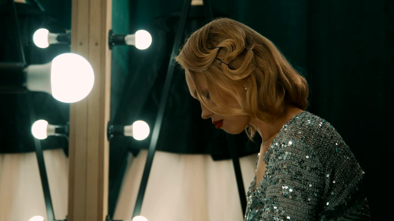 Stock Video Depressed And Tired Actor In Front Of The Mirror Live Wallpaper For PC - Free Download