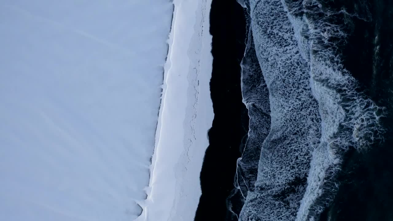 Stock Video Coast On A Frozen Pole Seen From The Air Live Wallpaper For PC - Free Download