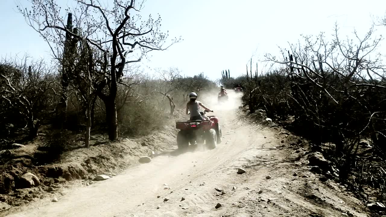 Stock Video People Using All Terrain Vehicle On A Rugged Road Live Wallpaper - Free Download