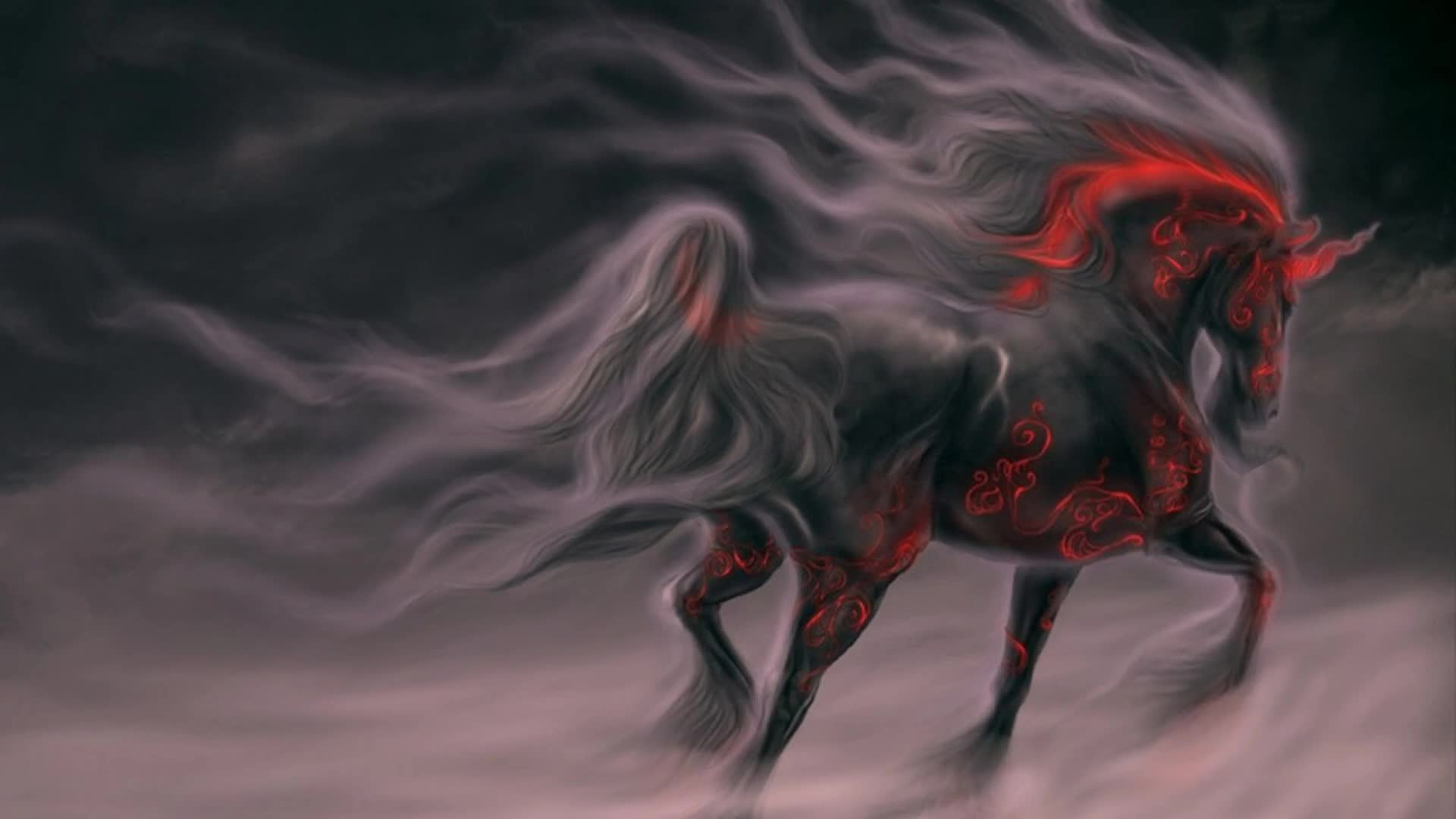 Fantasy  Evil  Unicorn  Live  Wallpaper - Free Download