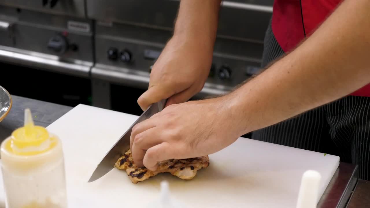 Stock Video Cutting Up A Chicken Steak Live Wallpaper For PC - Free Download