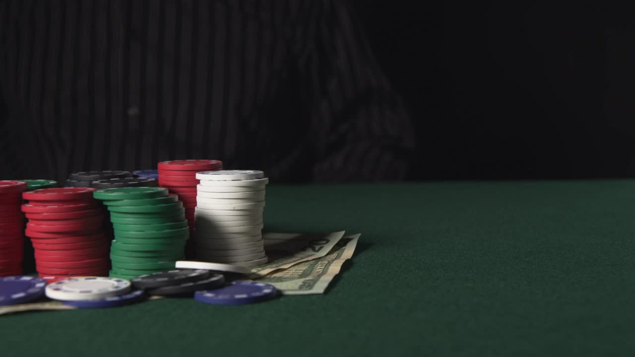 Stock Footage Winner Taking The Chips From A Poker Table Live Wallpaper - Free Download