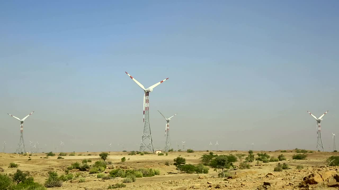 Stock Footage Windmills Moving In The Countryside Live Wallpaper - Free Download
