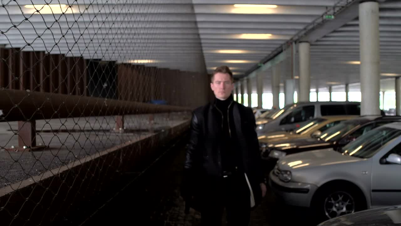 Stock Video Gangster Shooting A Gun In The Parking Lot Live Wallpaper For PC - Free Download