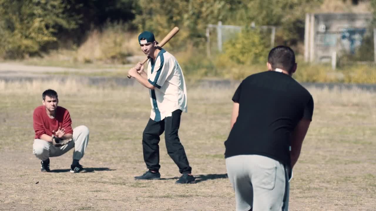 Free Video Stock teens practicing baseball in the park Live Wallpaper - Free Download