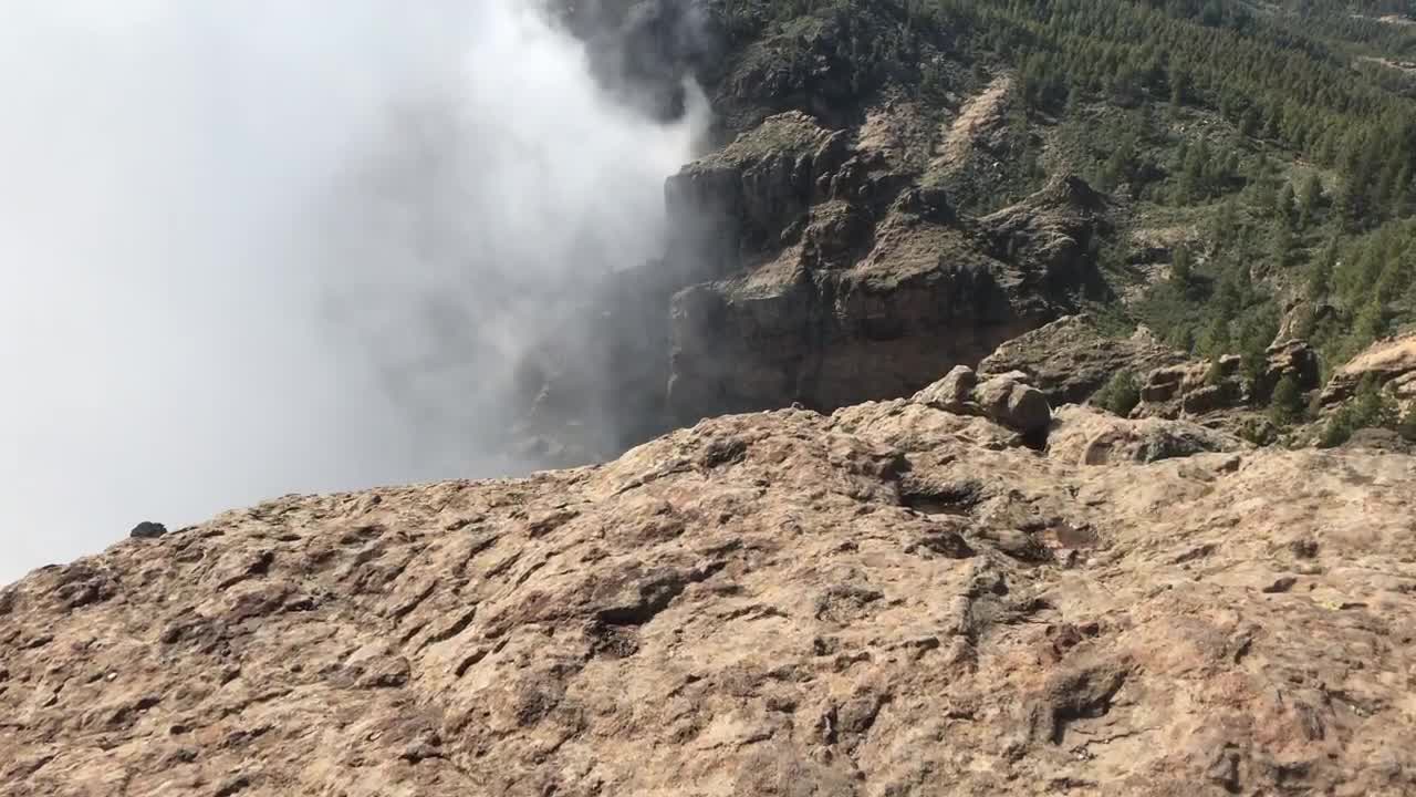 Stock Video Mist And Low Clouds Across The Hill Animated Wallpaper - Free Download