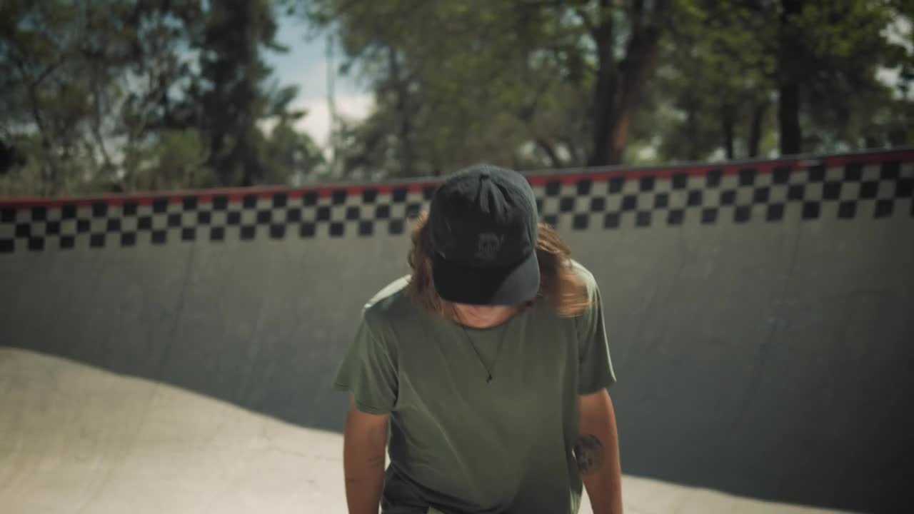 Stock Video Front View Of A Skateboarder Skating Live Wallpaper For PC - Free Download