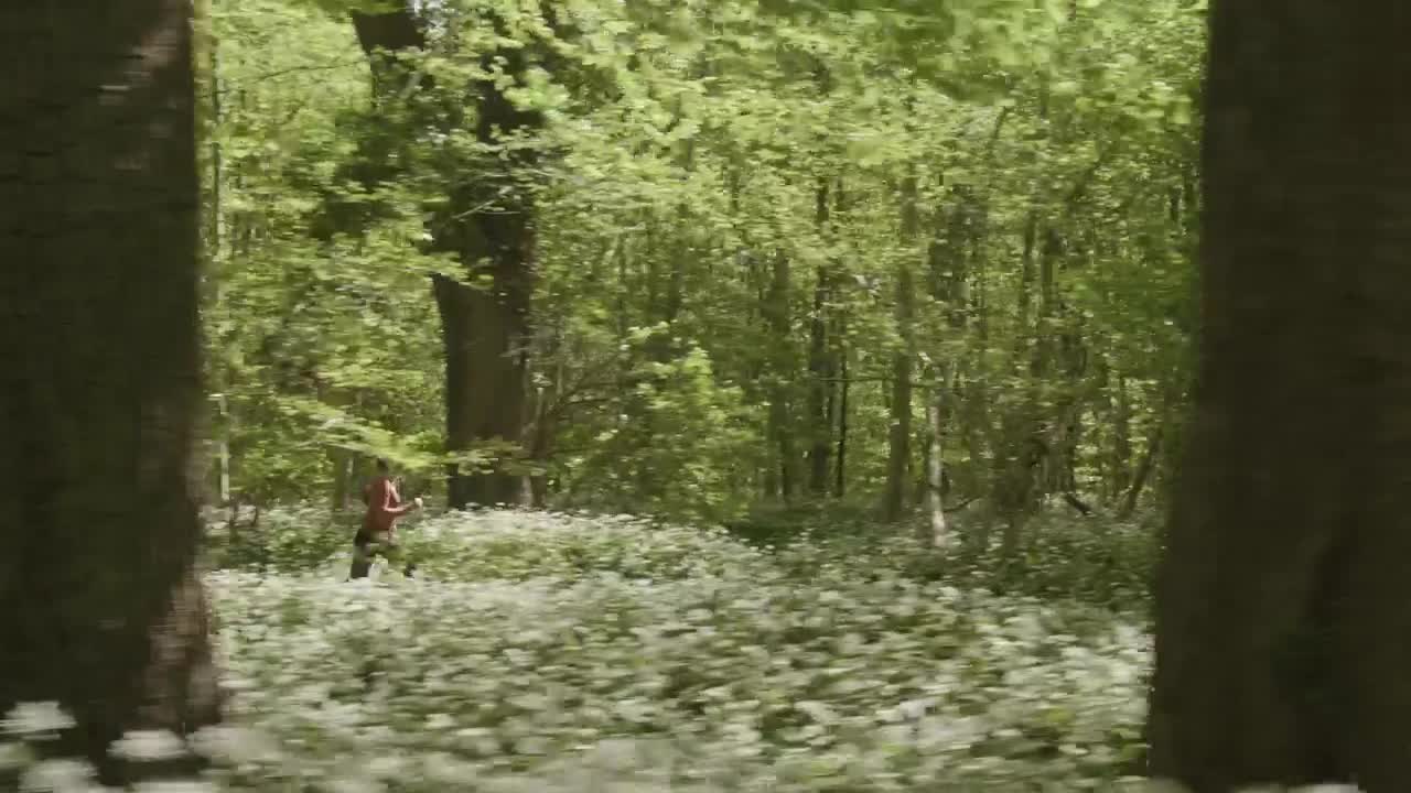 Stock Video Drone Chasing A Runner Live Wallpaper For PC - Free Download