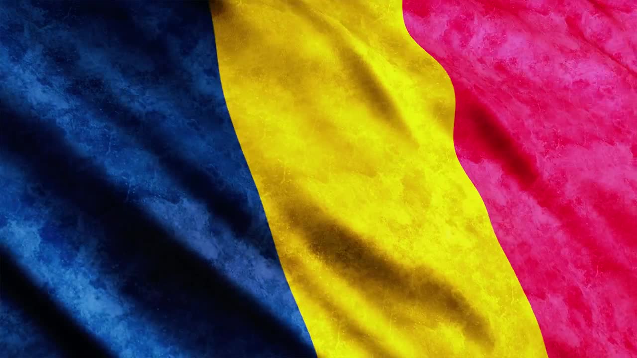 Stock Video Flag Of The Country Of Chad In Africa Live Wallpaper For PC - Free Download