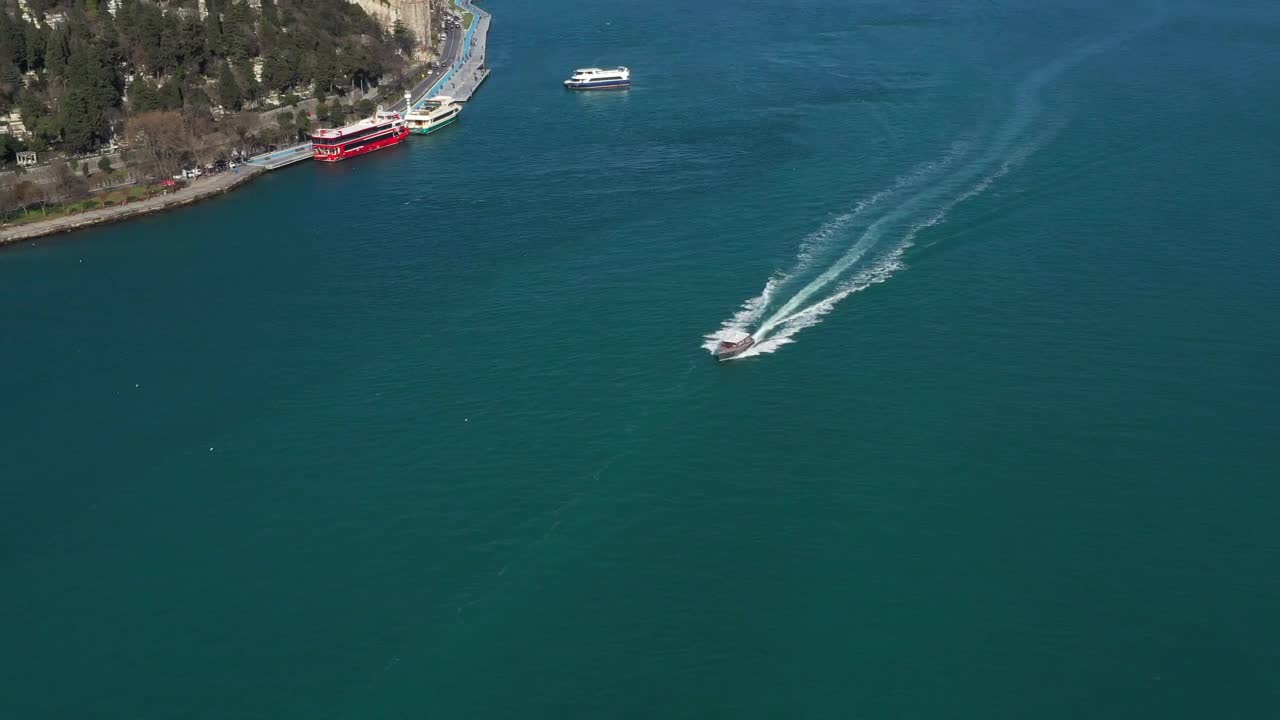 Free Video Stock Small Boat Moving Quickly Live Wallpaper - Free Download