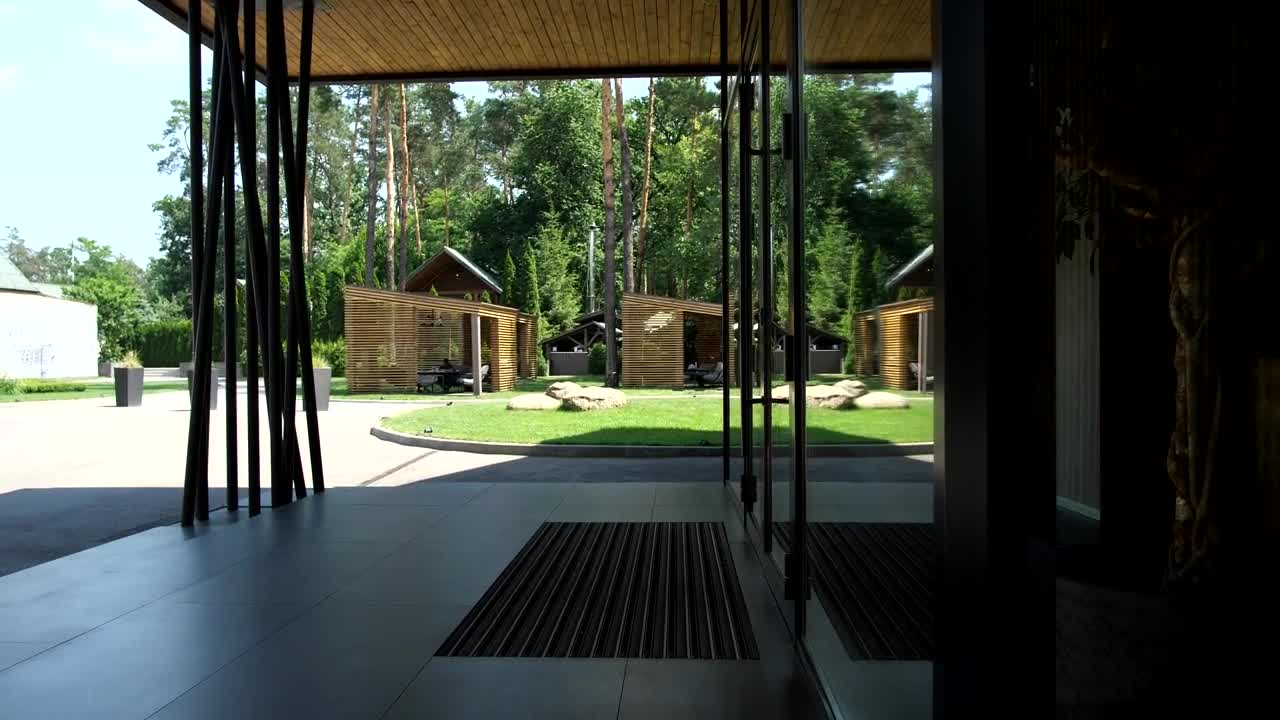 Free Stock Video Woman Carrying Her Bags To An Entrance Live Wallpaper - Free Download