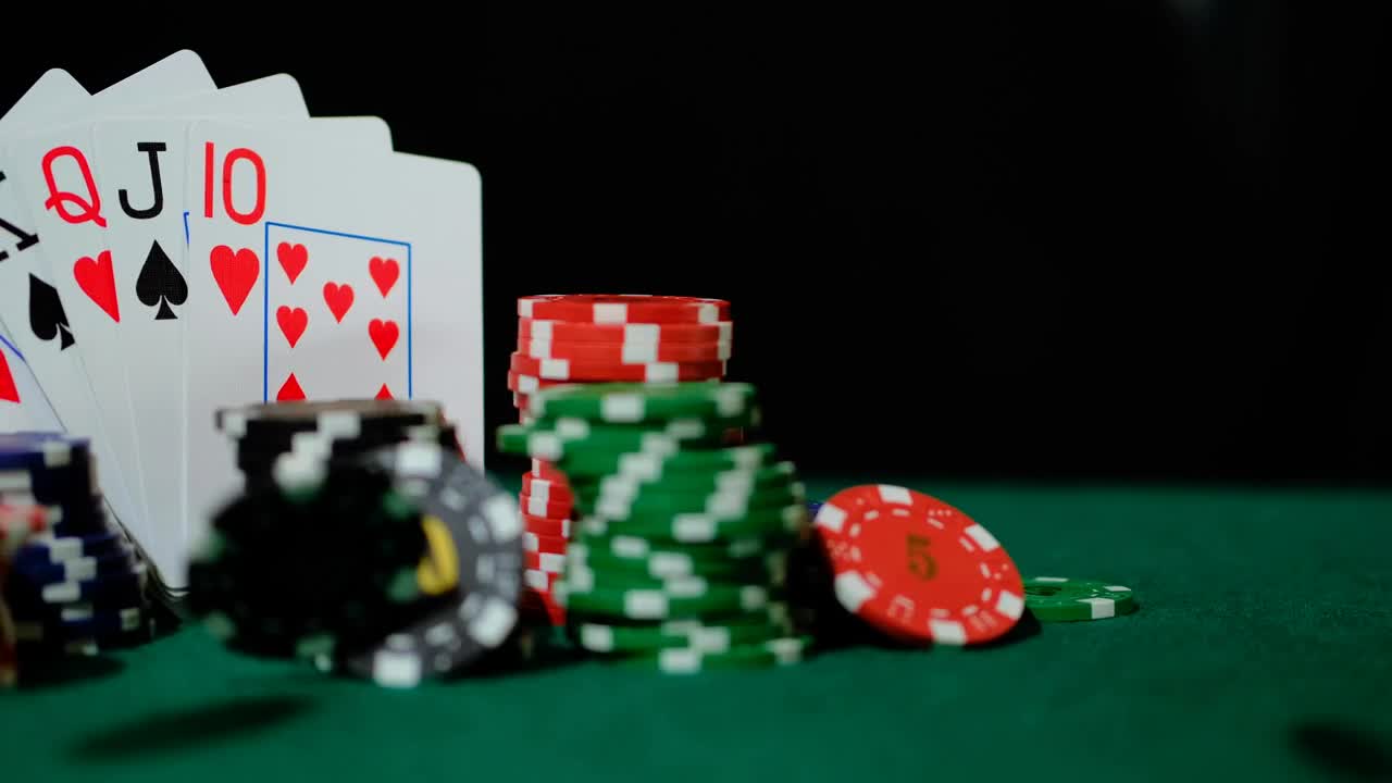 Video Stock Poker Chips And Cards Arranged In An Image Composition Live Wallpaper Free - Free Download