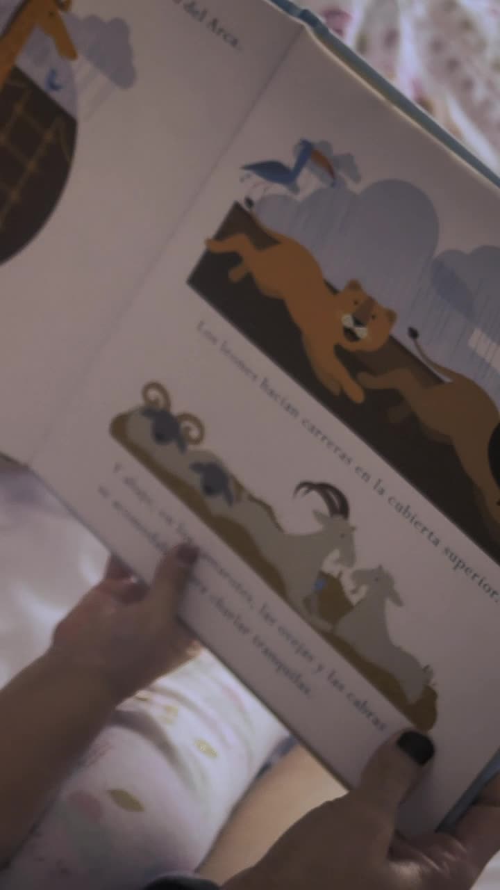 Stock Video Mother And Daughter In Pajamas Looking At A Storyboo Animated Wallpaper - Free Download