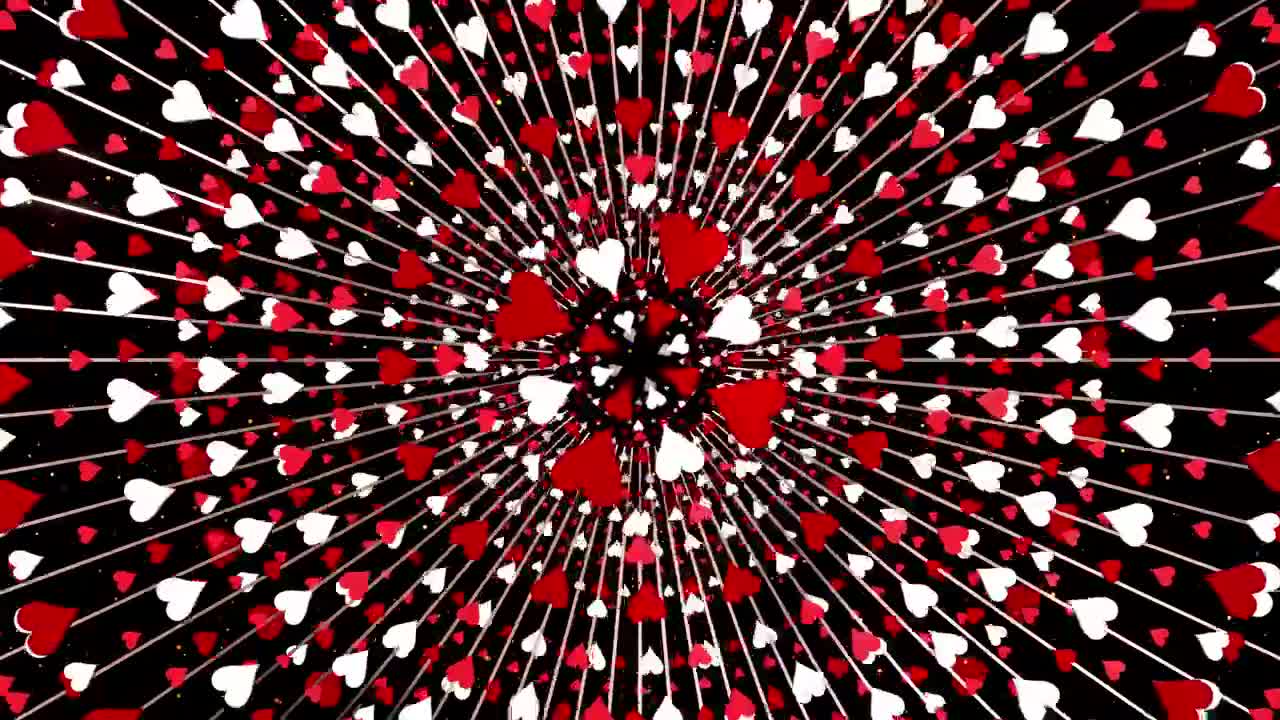 Video Stock Poker Hearts Flying In Circles Loop Video Live Wallpaper Free - Free Download