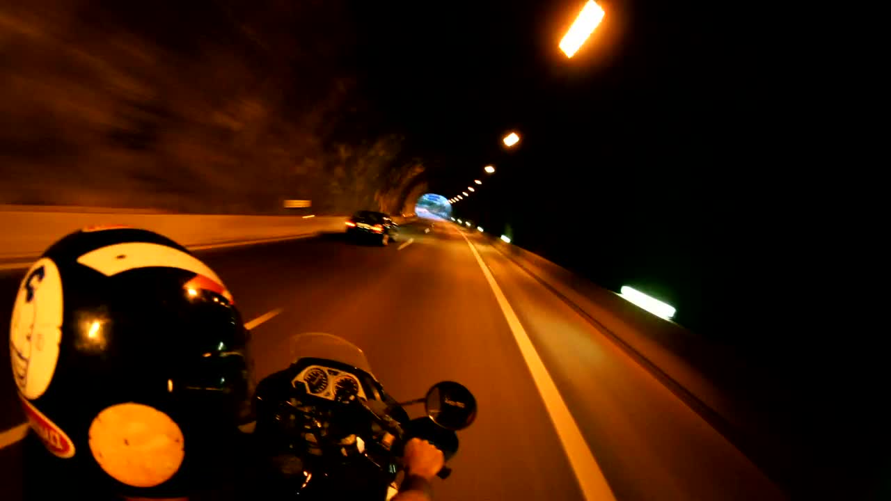 Stock Video Motorbike Racing Through Tunnels Live Wallpaper - Free Download
