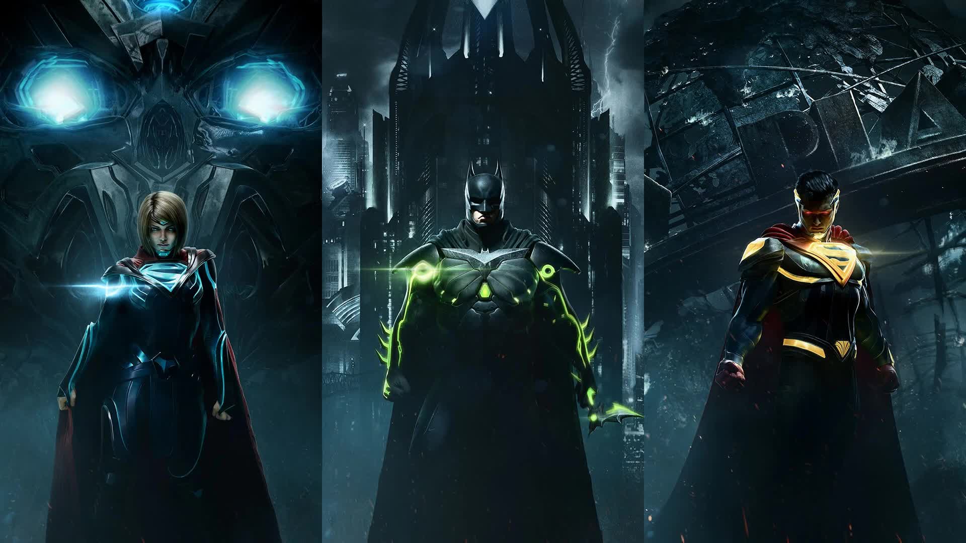 Injustice  2  Trio  Live  Desktop  Wallpaper - Free Download