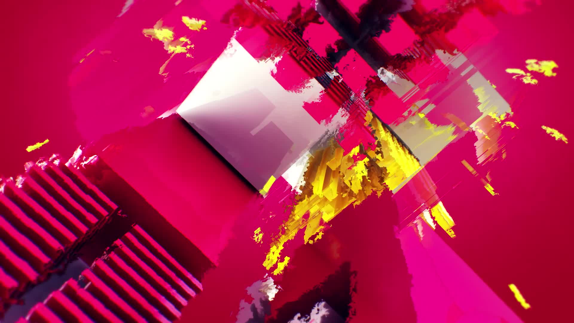 HD Abstract Geometric Multicolor Bright Glitch 3D looped Animation Background Free Footage.cut_ - Free Download