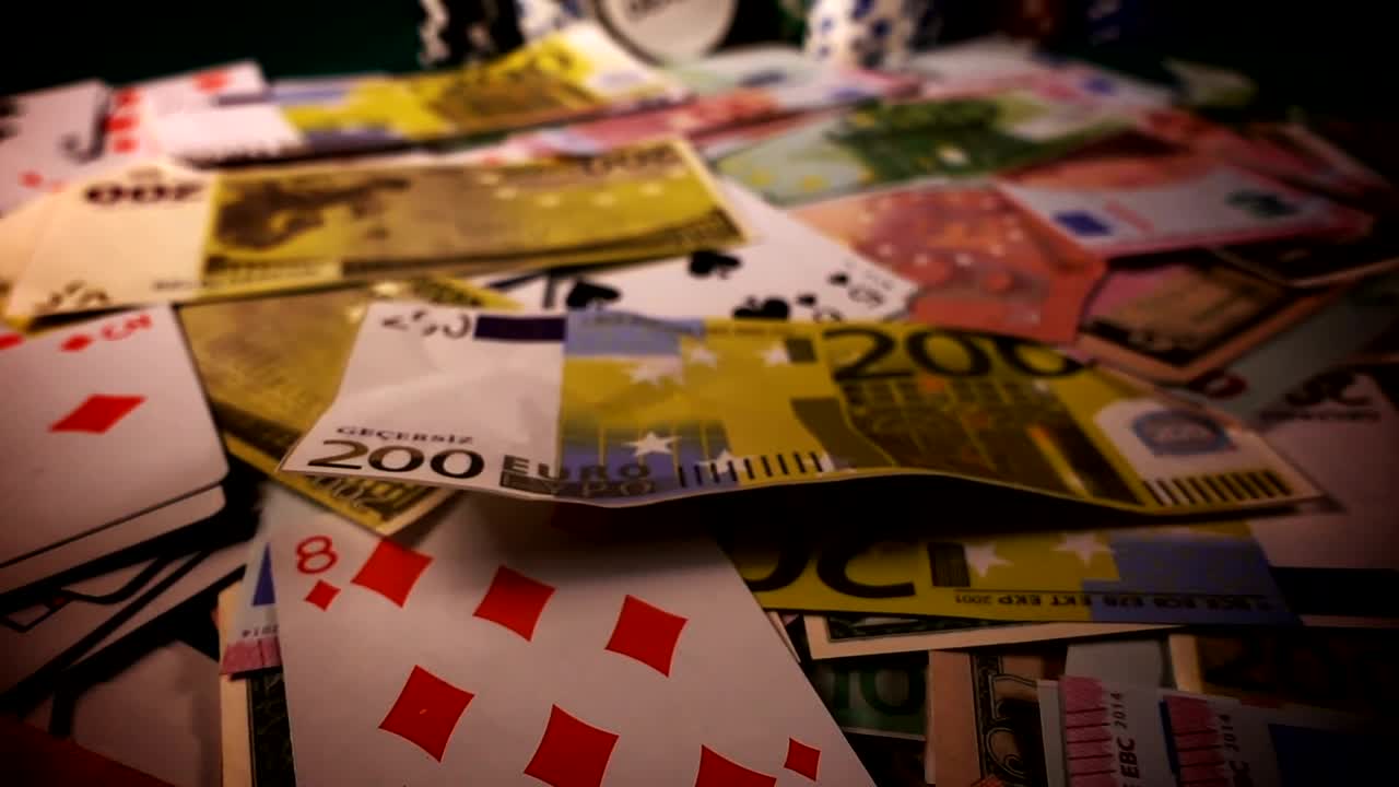 Video Stock Casino Items Cards Dice Bills Chips And Fire Live Wallpaper For PC - Free Download