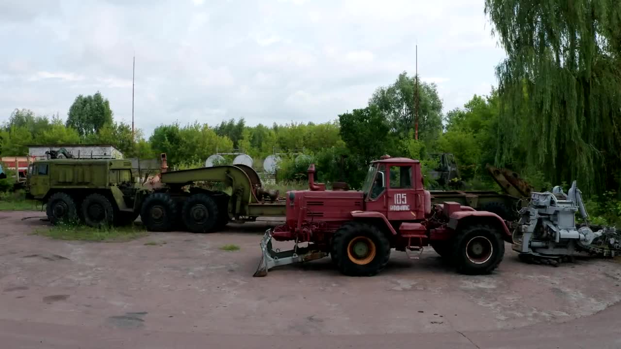 Stock Video Industrial Vehicle Depot Animated Wallpaper - Free Download