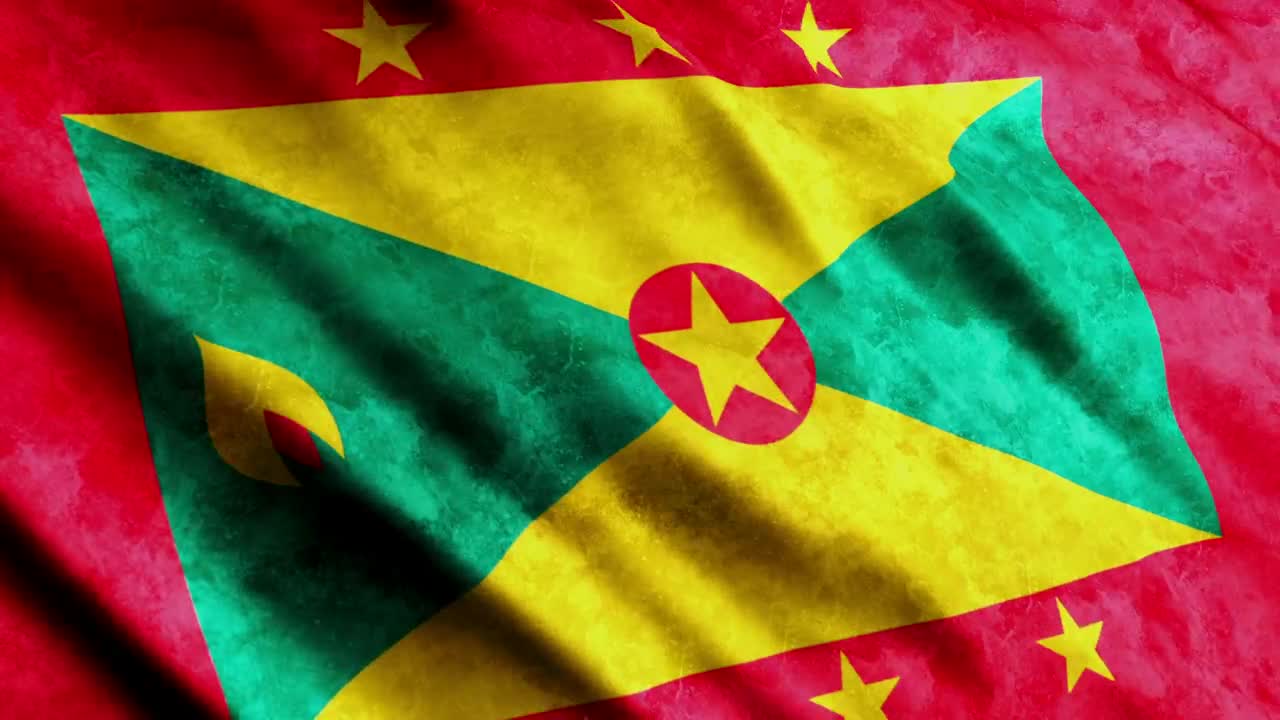Stock Video Flag Of The Country Of Grenada In America Live Wallpaper For PC - Free Download