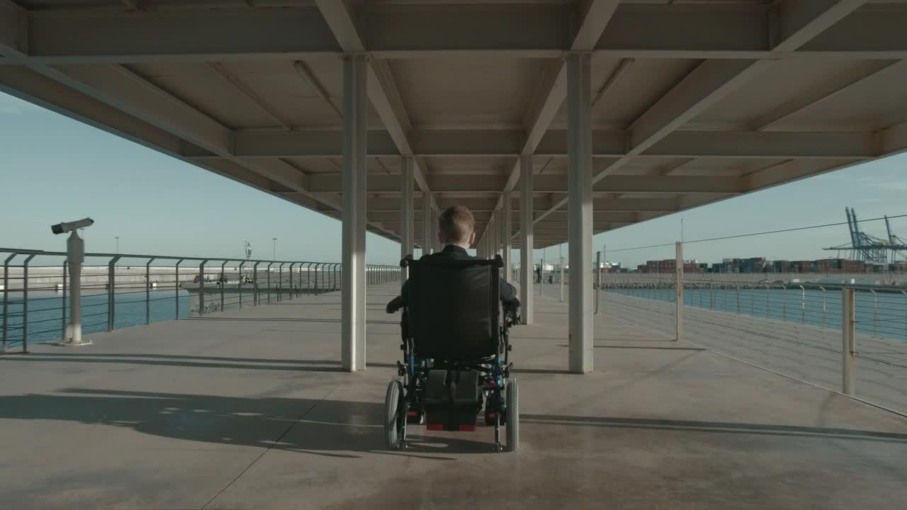Video Stock Child In An Electric Wheelchair Live Wallpaper For PC - Free Download