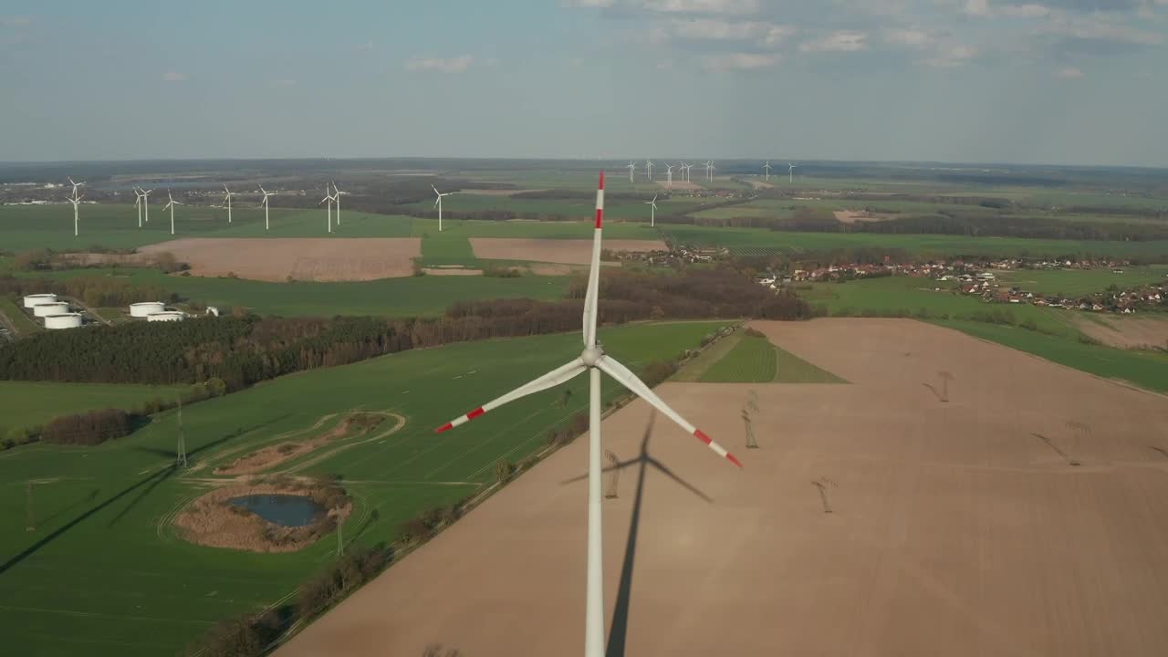Free Stock Video Wind Turbine Working In The Countryside Live Wallpaper - Free Download
