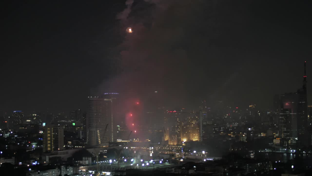 Stock Video Fireworks Over Thailand Live Wallpaper For PC - Free Download