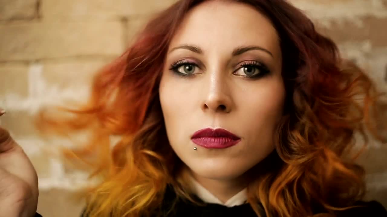 Video Stock Portrait Of Serious Redhead Woman Live Wallpaper Free - Free Download