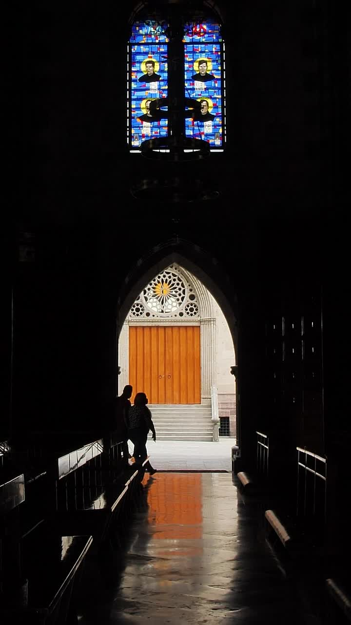 Free Stock Video Side Door Of A Gothic Church In The Dark Live Wallpaper - Free Download