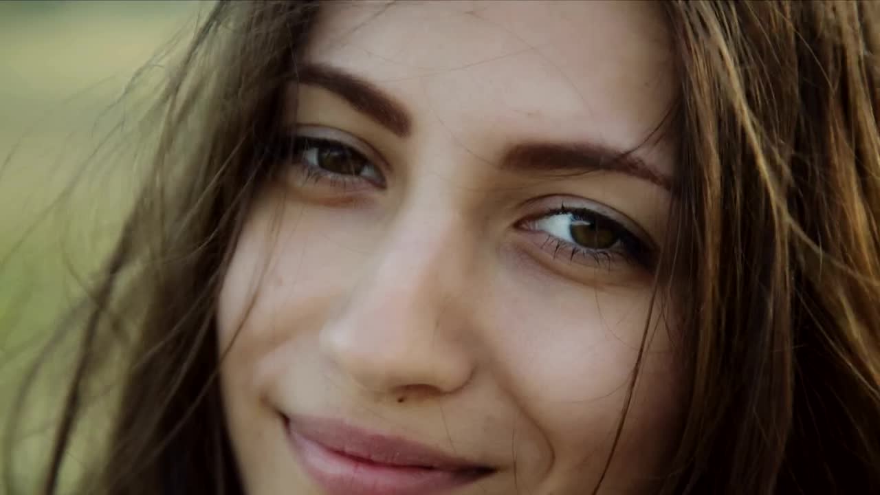 Video Stock Close Up Of A Smiling Womans Face Live Wallpaper For PC - Free Download