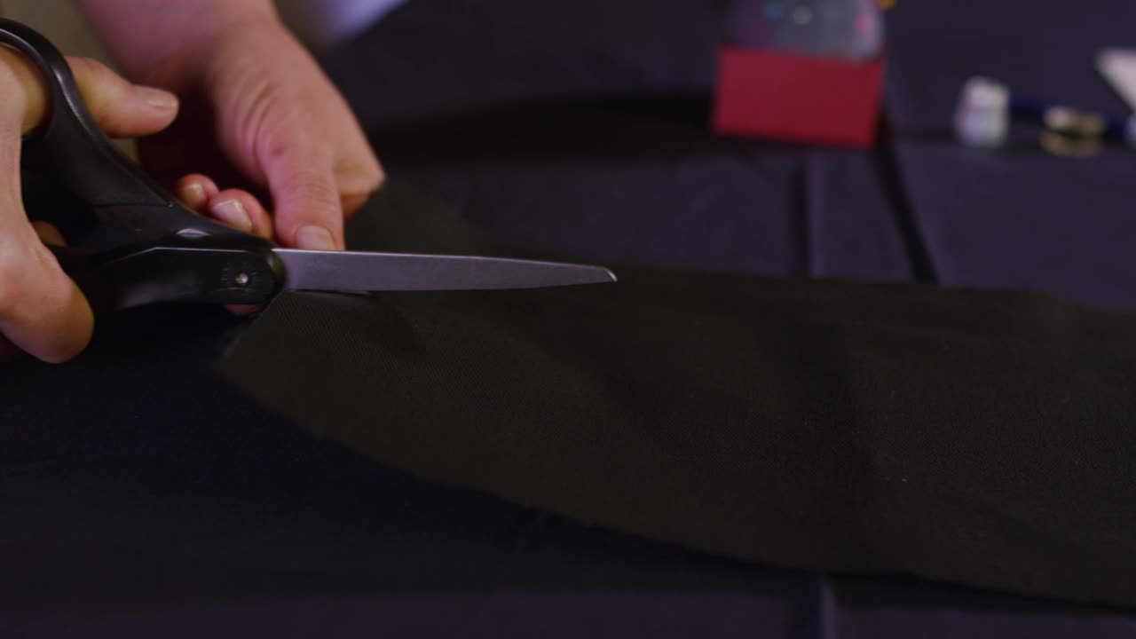 Stock Video Cutting Fabric Ready For Sewing Live Wallpaper For PC - Free Download
