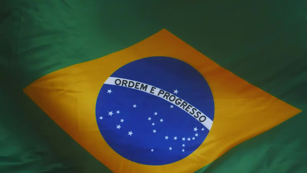 Stock Video Flag Of Brazil Waving Live Wallpaper For PC - Free Download