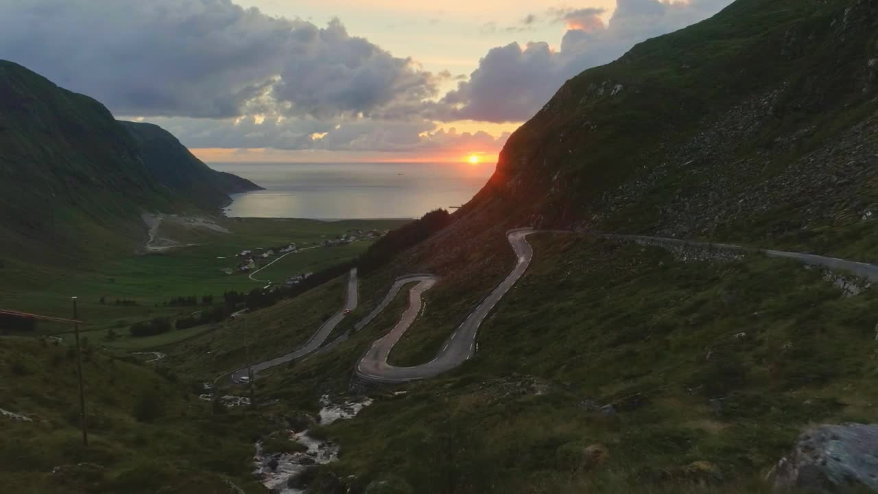 Stock Video Beautiful View On The Road To Hoddevik Live Wallpaper For PC - Free Download