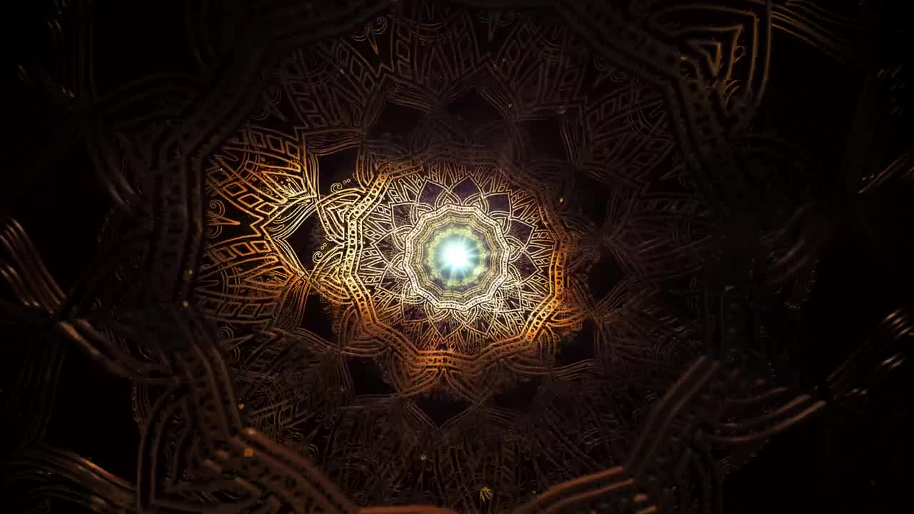 Stock Video Passing Through Elegant D Hindu Style Gold Hoops Live Wallpaper - Free Download