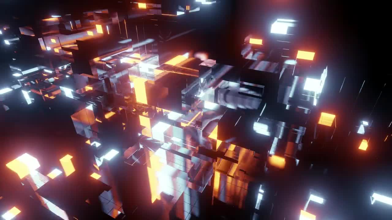 Stock Video Information Blocks Virtual World Concept Animated Wallpaper - Free Download