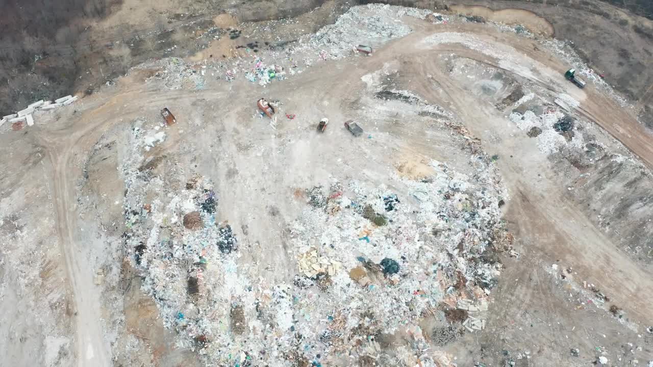 Stock Video Landfill Aerial View Animated Wallpaper - Free Download