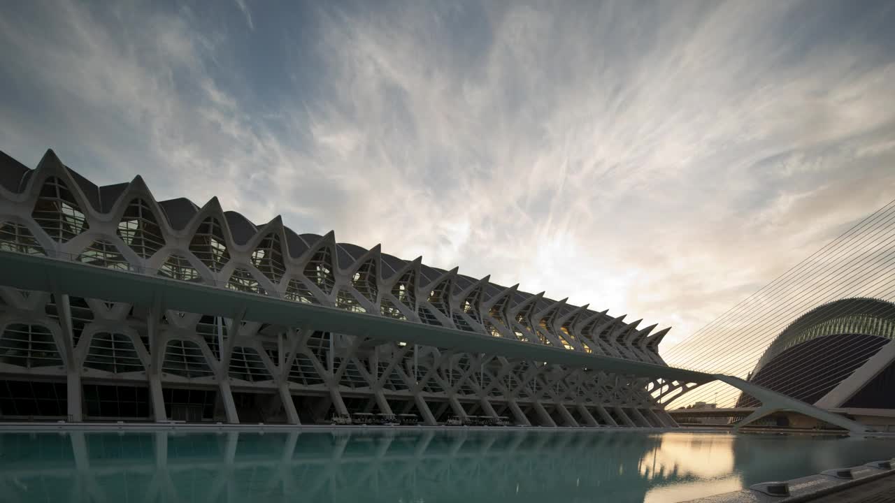 Video Stock City Of Arts And Sciences In Valencia Live Wallpaper For PC - Free Download