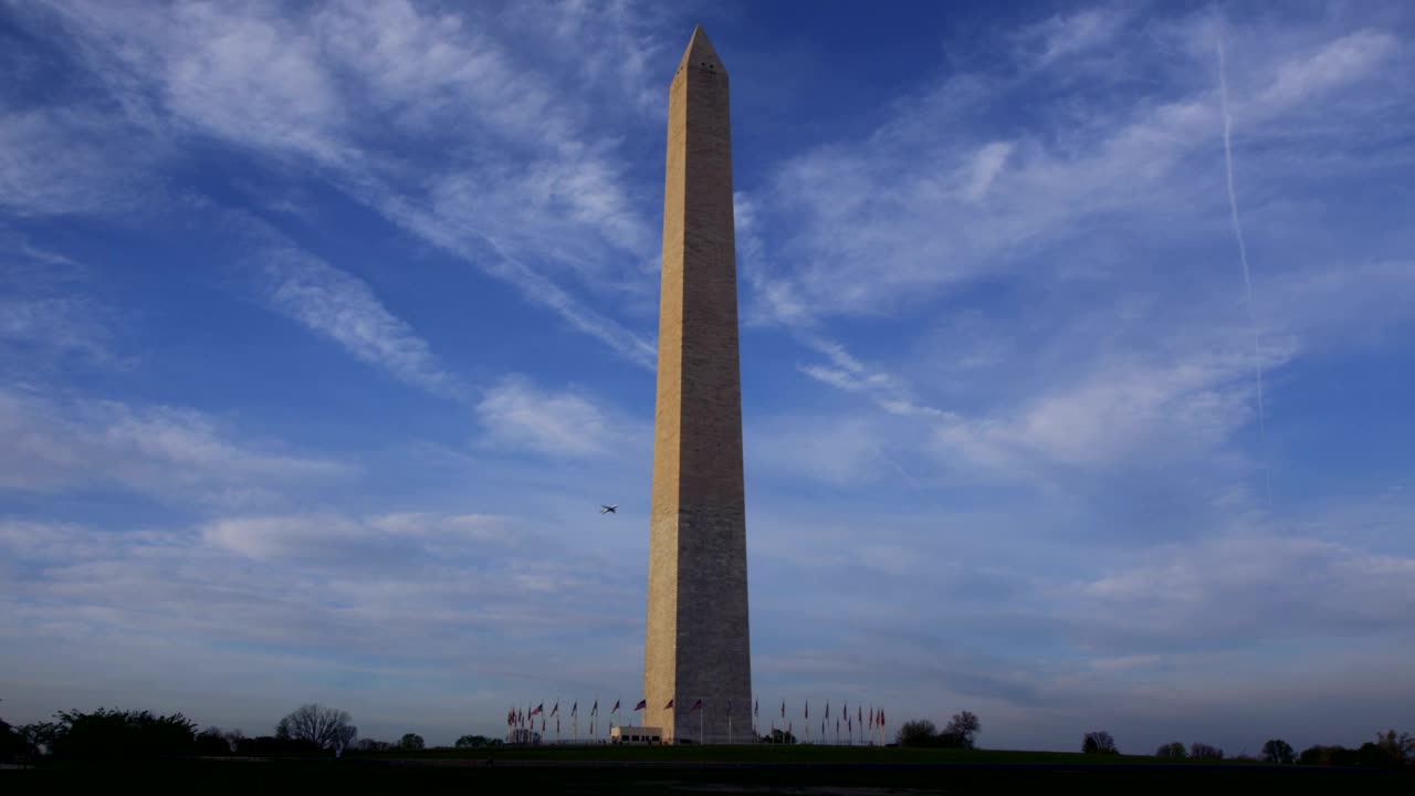 Stock Video Flags Around The Washington Monument Live Wallpaper For PC - Free Download