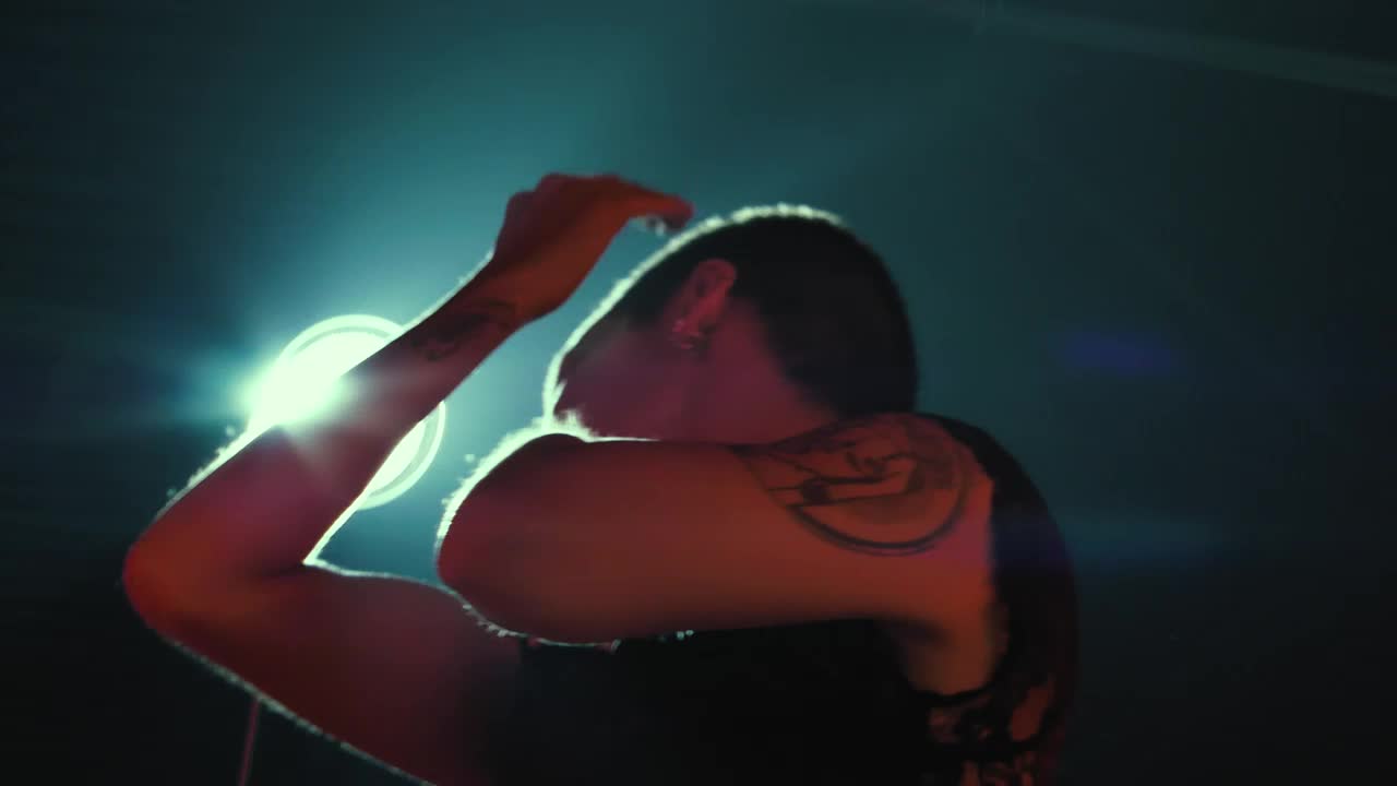 Stock Video Performance Of A Contemporary Dancer Live Wallpaper - Free Download