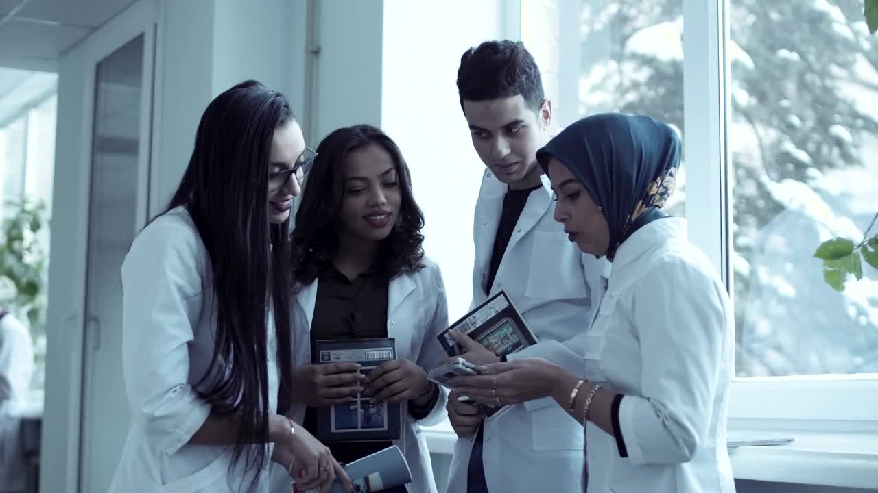 Stock Video College Medical Students Talking Live Wallpaper For PC - Free Download