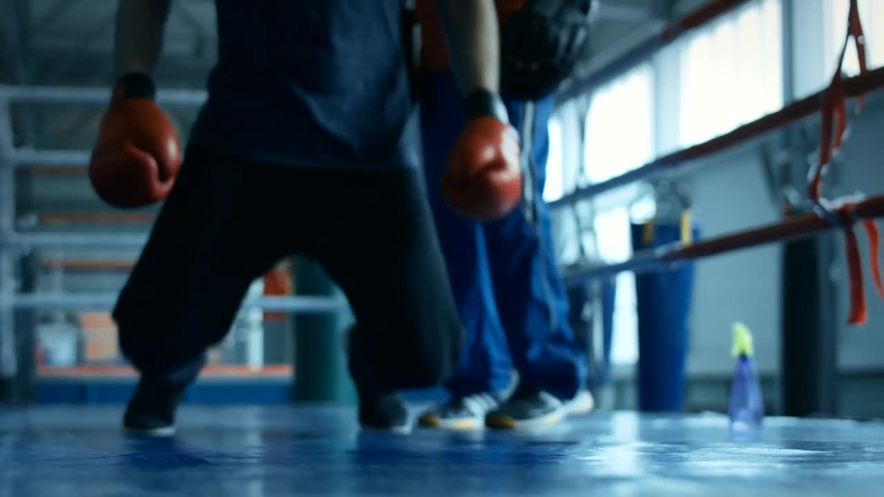Stock Video Knocked Out Boxer Falls Into The Ring Animated Wallpaper - Free Download
